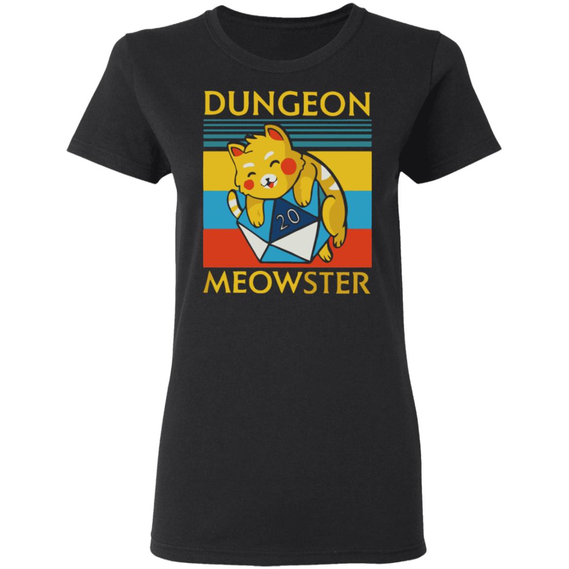 Dungeon meowster shirt black hoodie sweatshirt - Teechipus