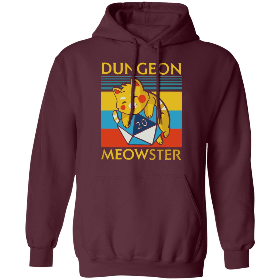 Dungeon meowster shirt black hoodie sweatshirt - Teechipus
