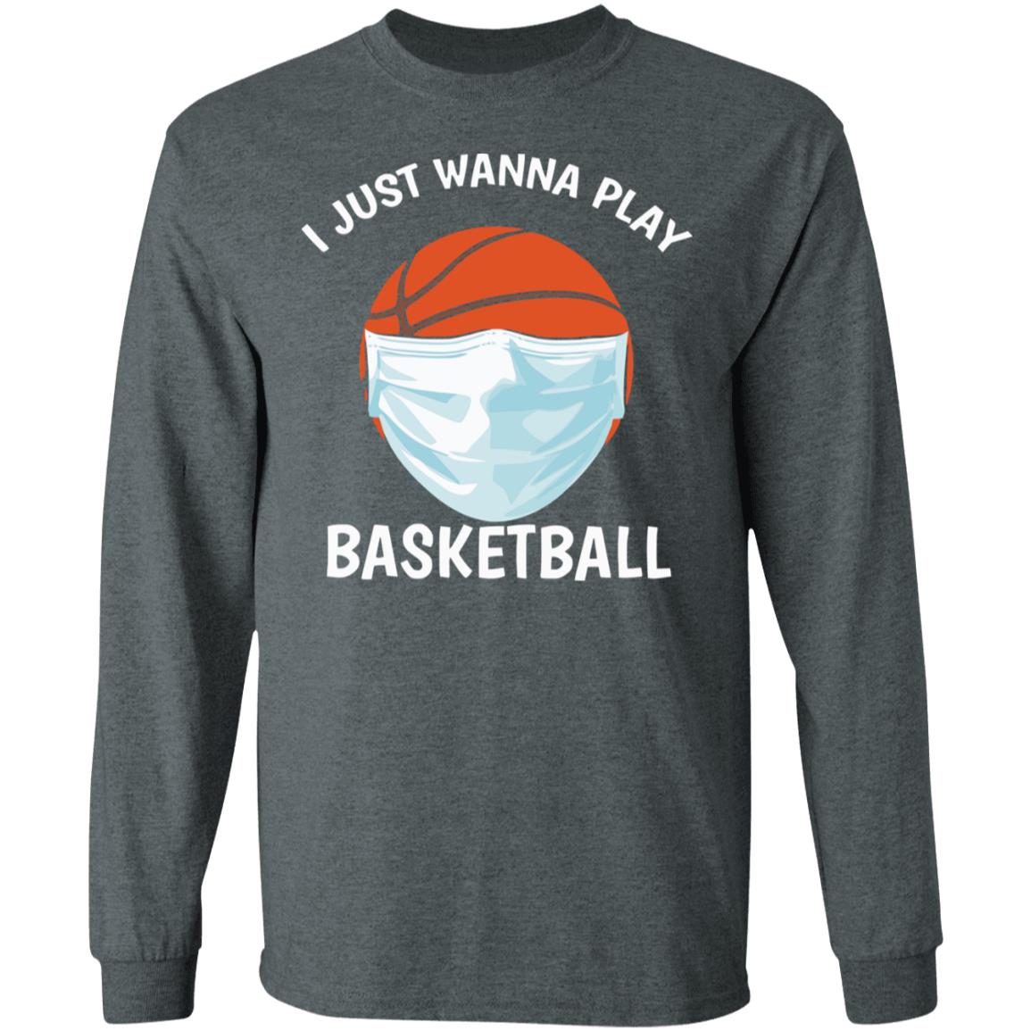 I just Wanna Play Basketball shirt black hoodie sweatshirt - Teechipus