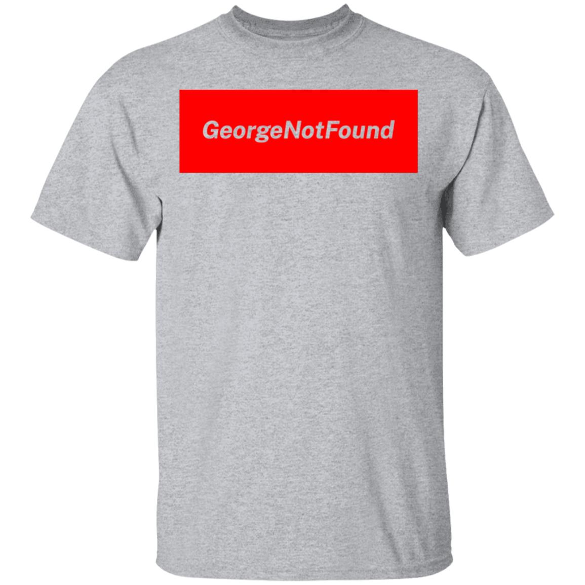 george not found merch t shirt white hoodie shirt - Teechipus