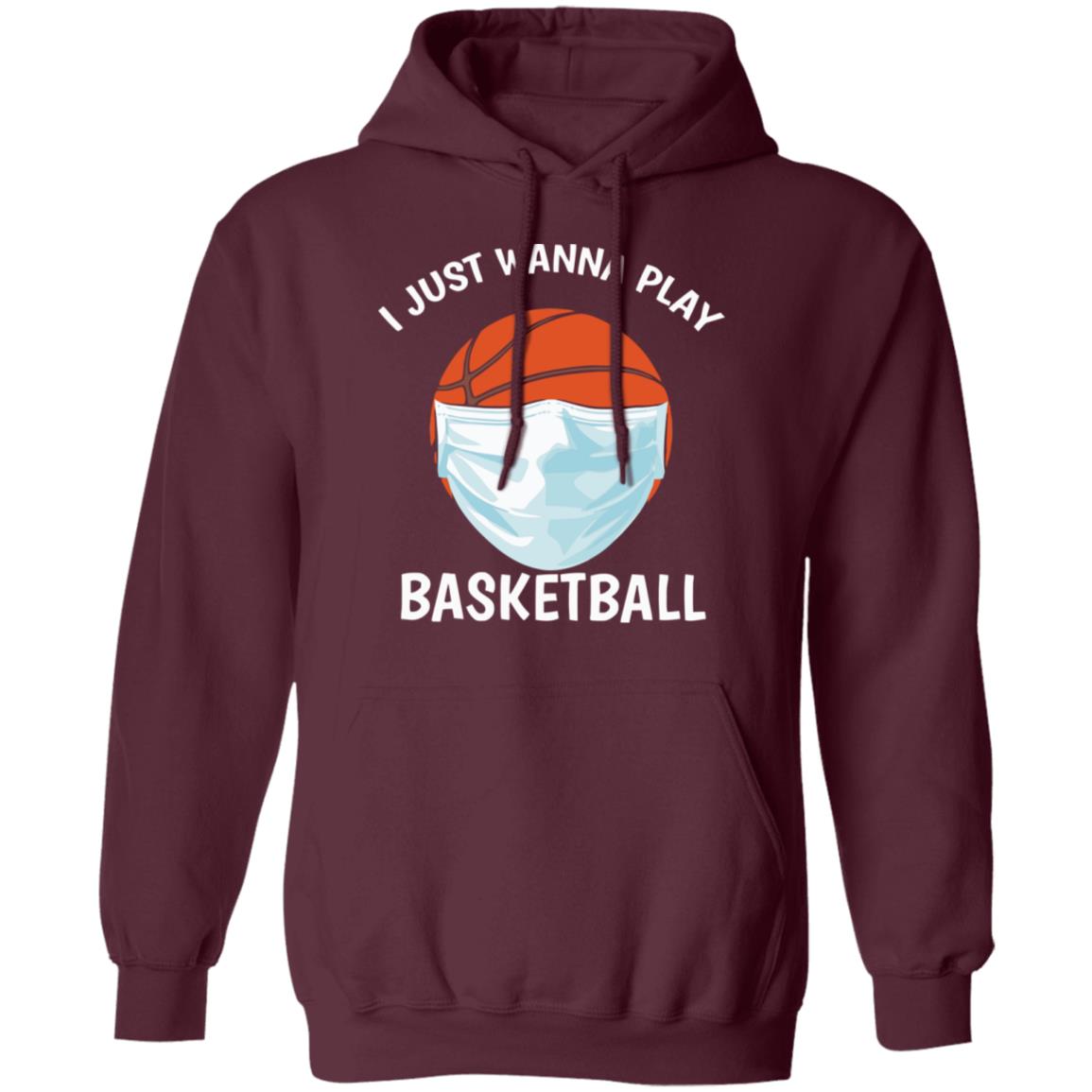 I just Wanna Play Basketball shirt black hoodie sweatshirt - Teechipus