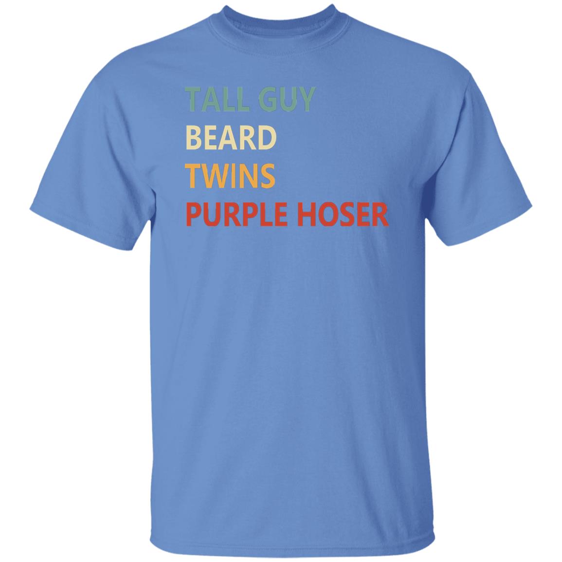 Tall Guy Beard Twins Purple Hoser shirt white hoodie sweatshirt - Teechipus