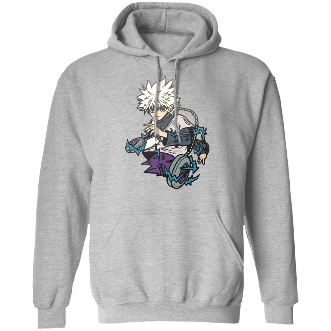 killua shirt white hoodie sweatshirt - Teechipus