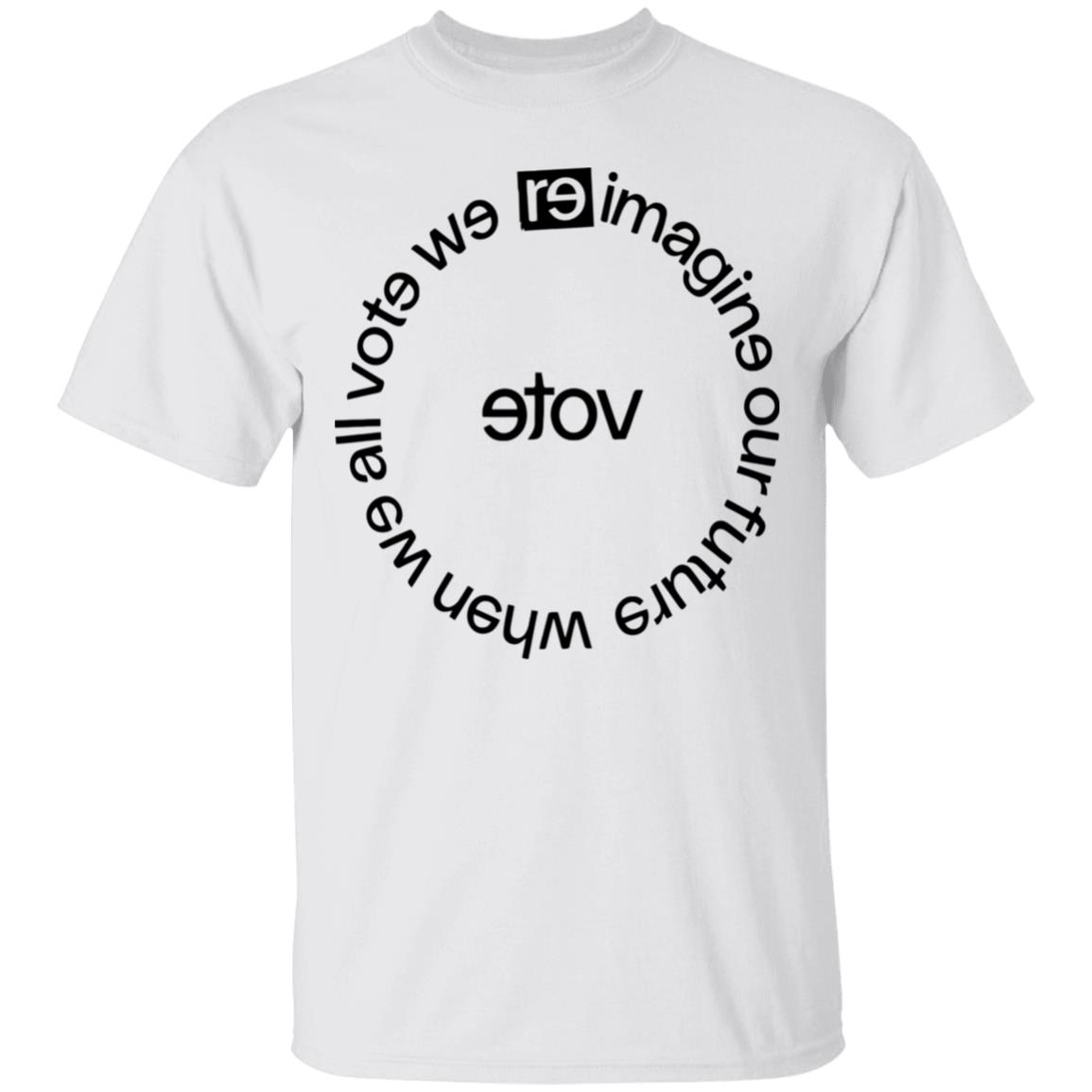 when we all vote shirt white hoodie sweatshirt - Teechipus