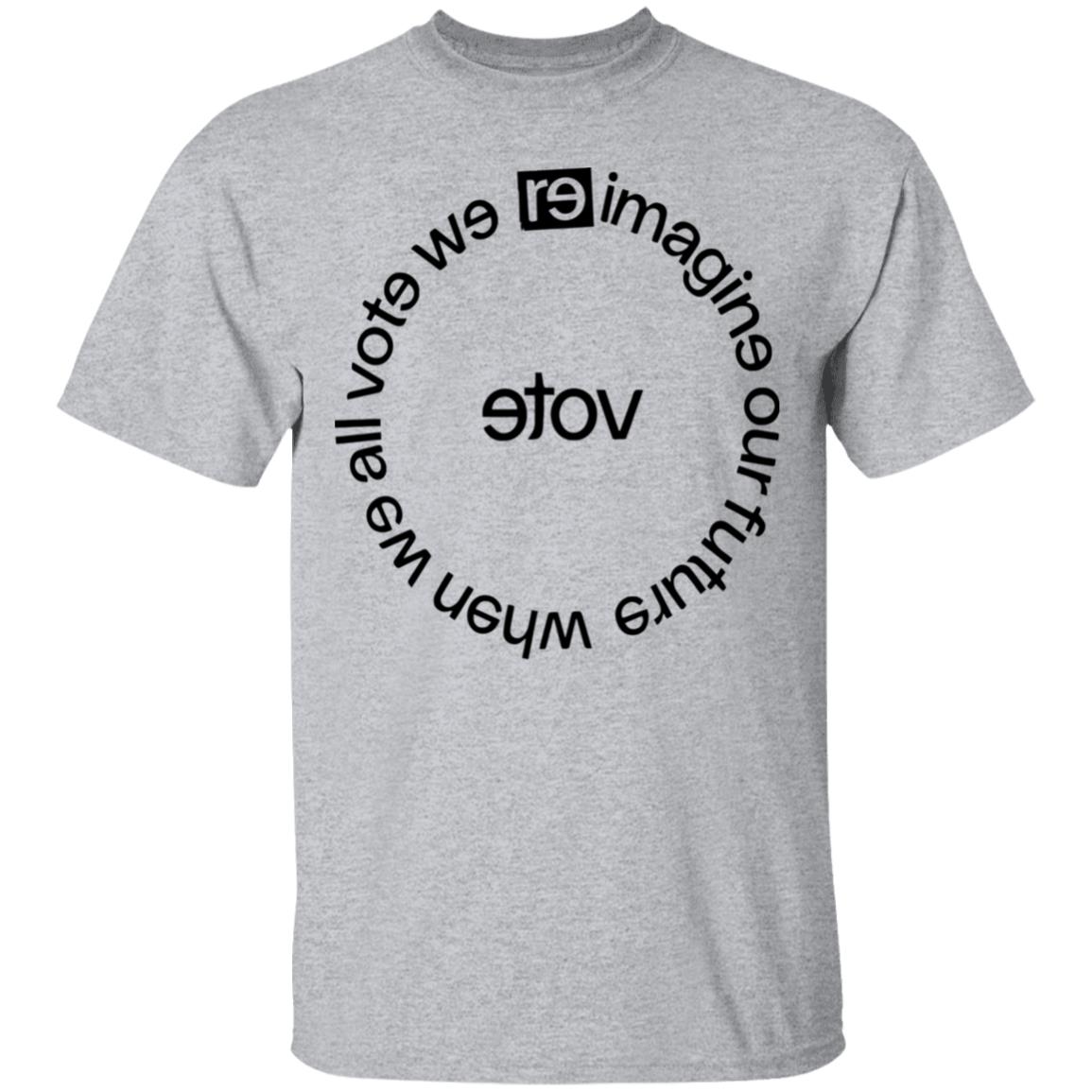 when we all vote shirt white hoodie sweatshirt - Teechipus