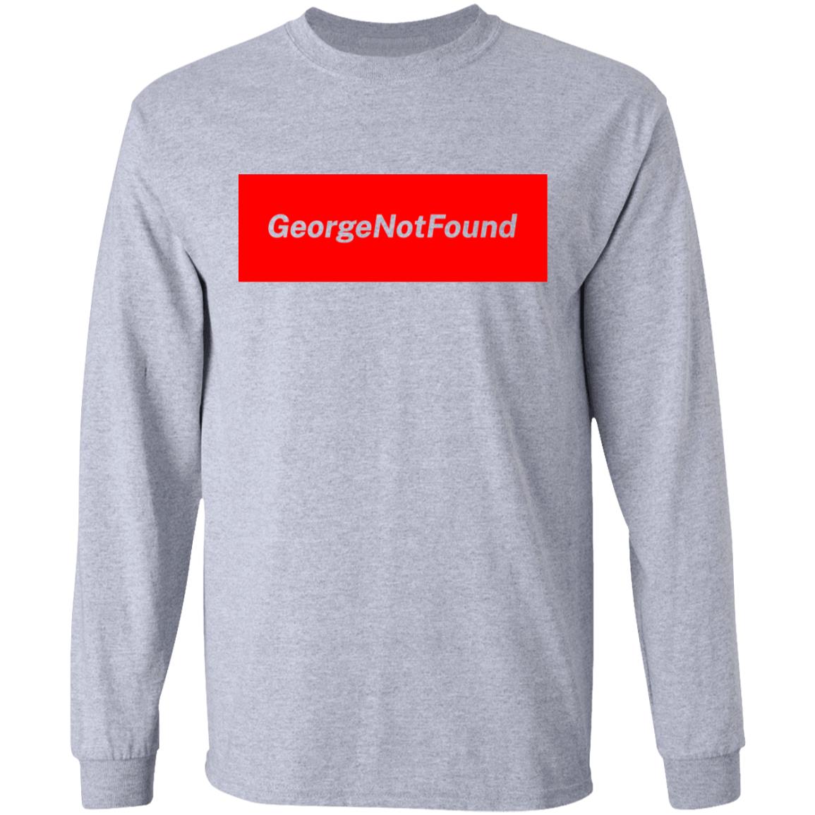 george not found merch t shirt white hoodie shirt - Teechipus