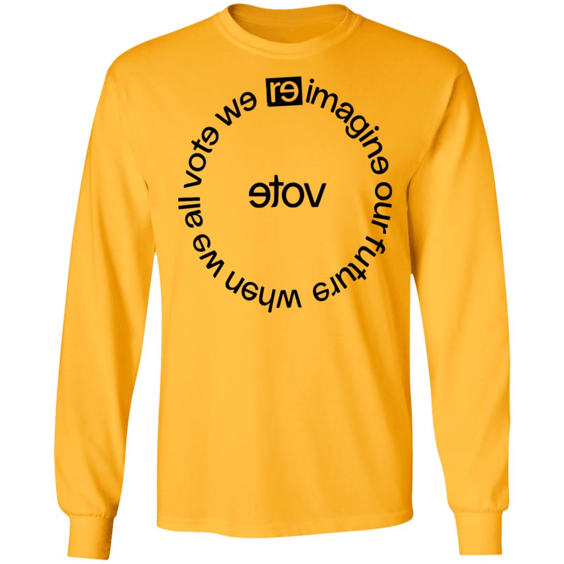 when we all vote shirt white hoodie sweatshirt - Teechipus