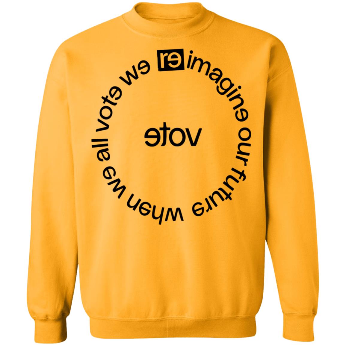 when we all vote shirt white hoodie sweatshirt - Teechipus