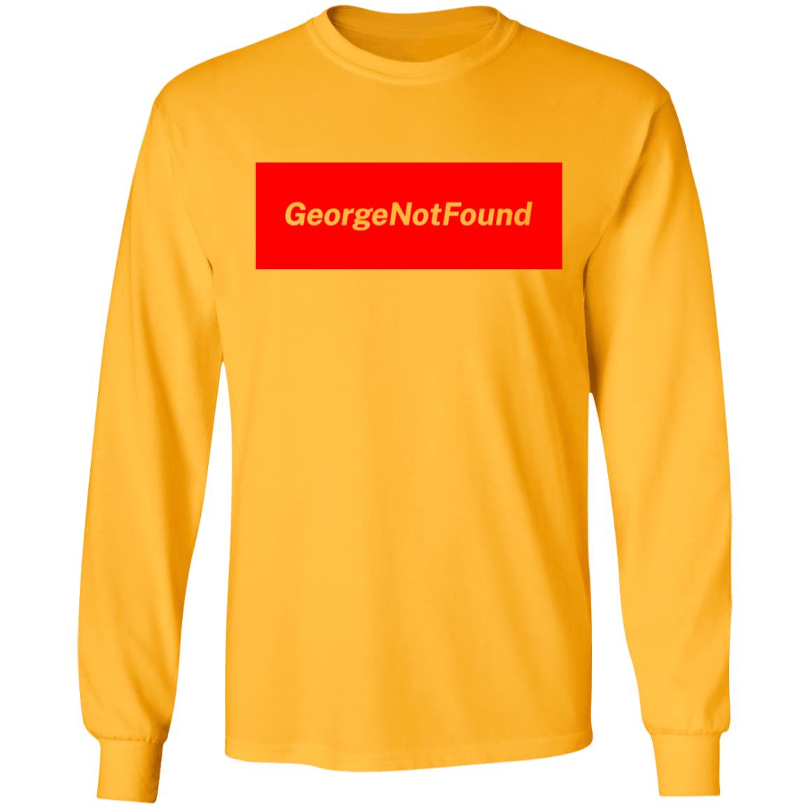 george not found merch t shirt white hoodie shirt - Teechipus
