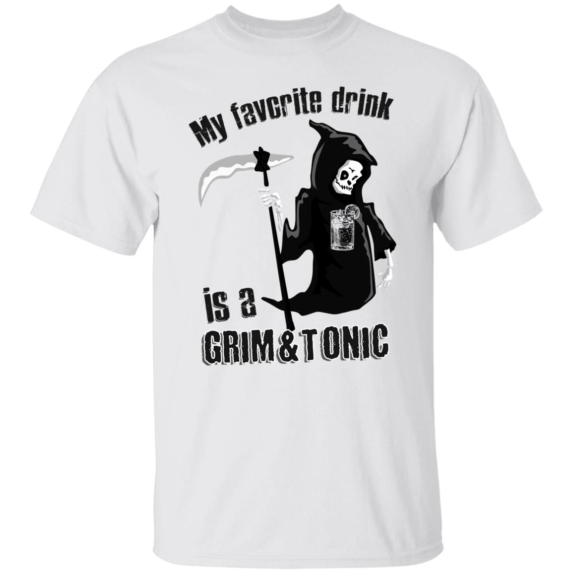 Grim And Tonic t shirt white hoodie sweatshirt - Teechipus