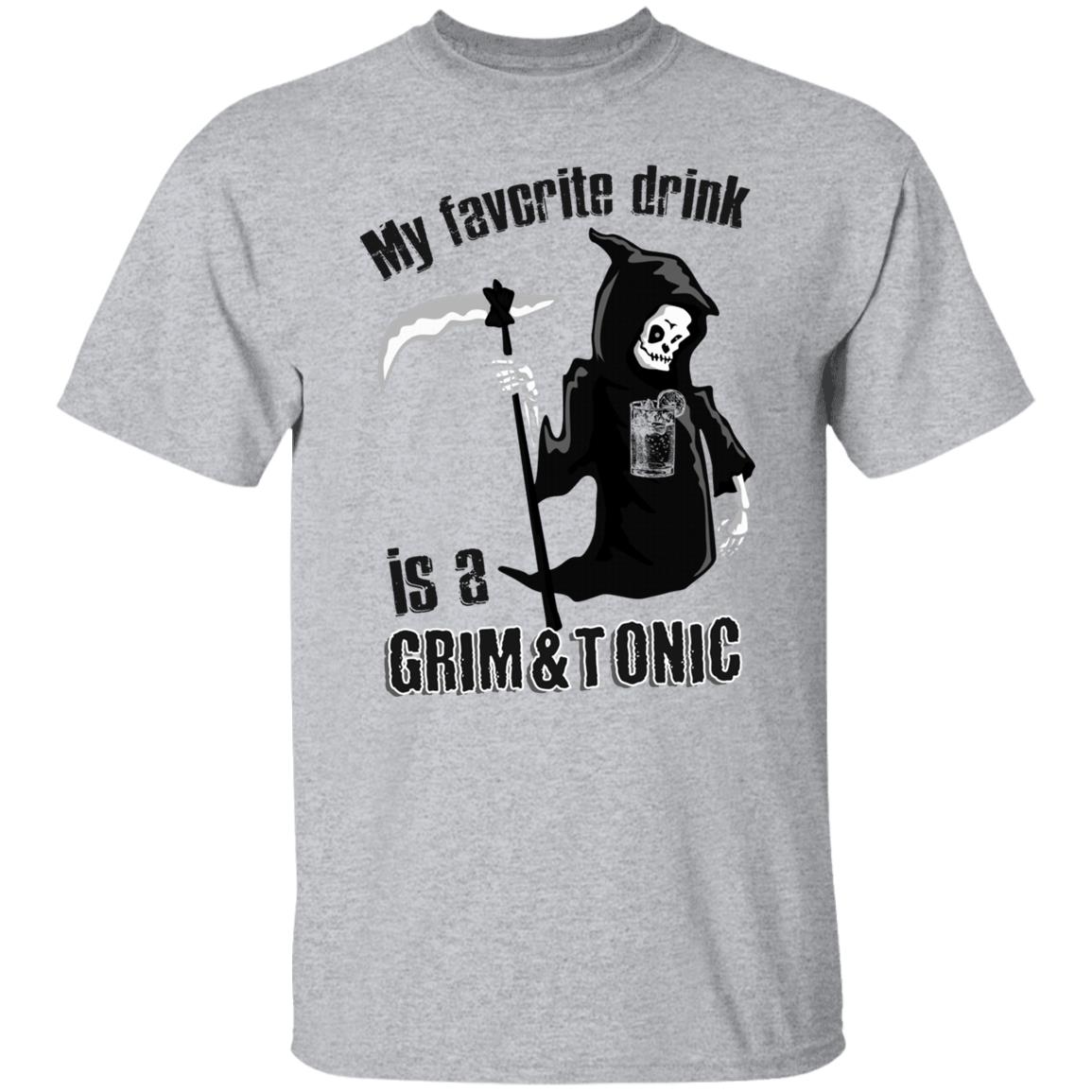 Grim And Tonic t shirt white hoodie sweatshirt - Teechipus