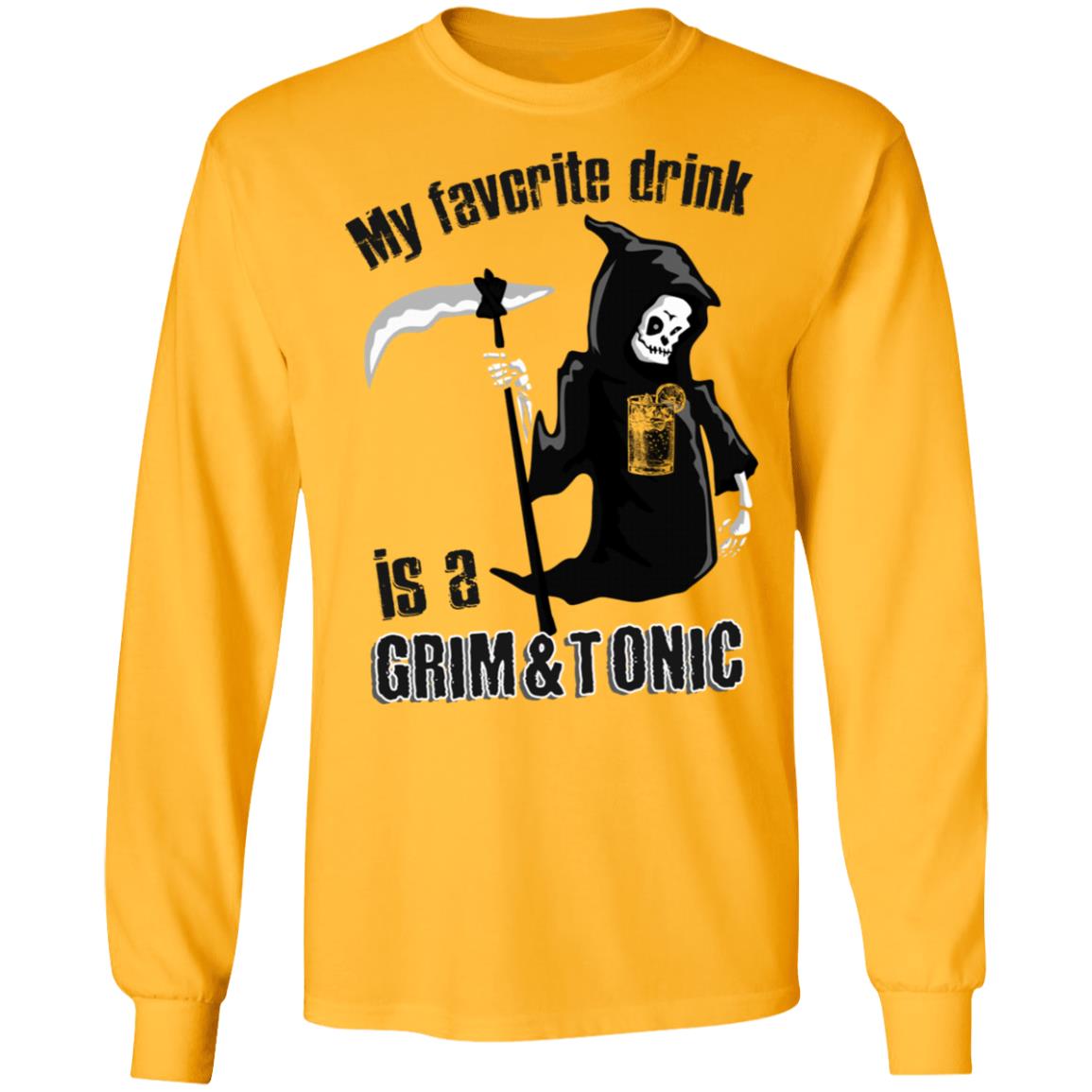 Grim And Tonic t shirt white hoodie sweatshirt - Teechipus