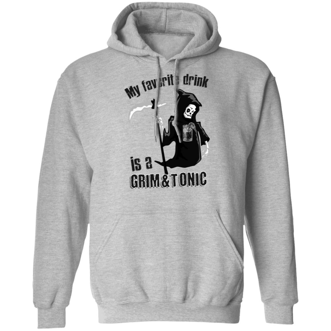 Grim And Tonic t shirt white hoodie sweatshirt - Teechipus