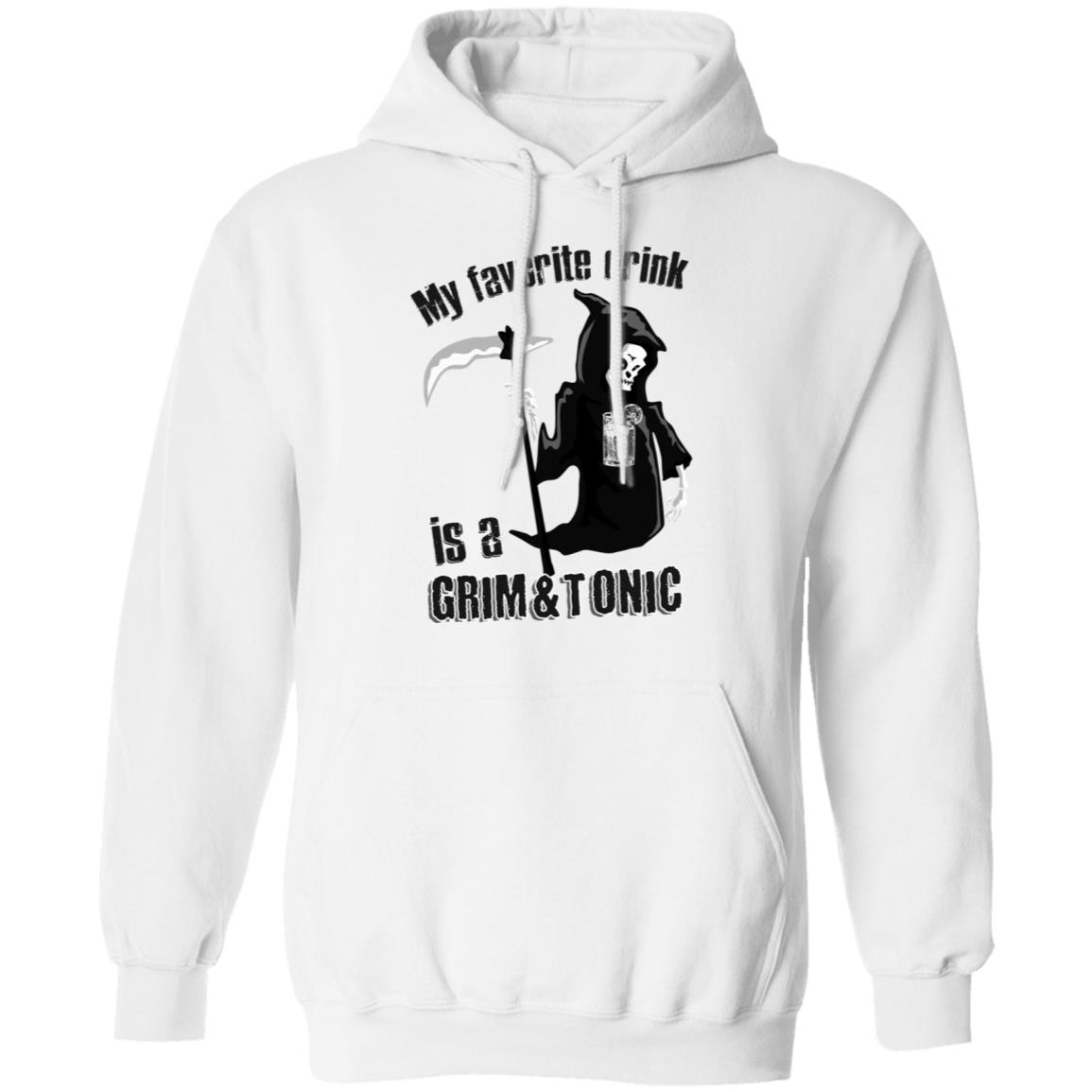 Grim And Tonic t shirt white hoodie sweatshirt - Teechipus