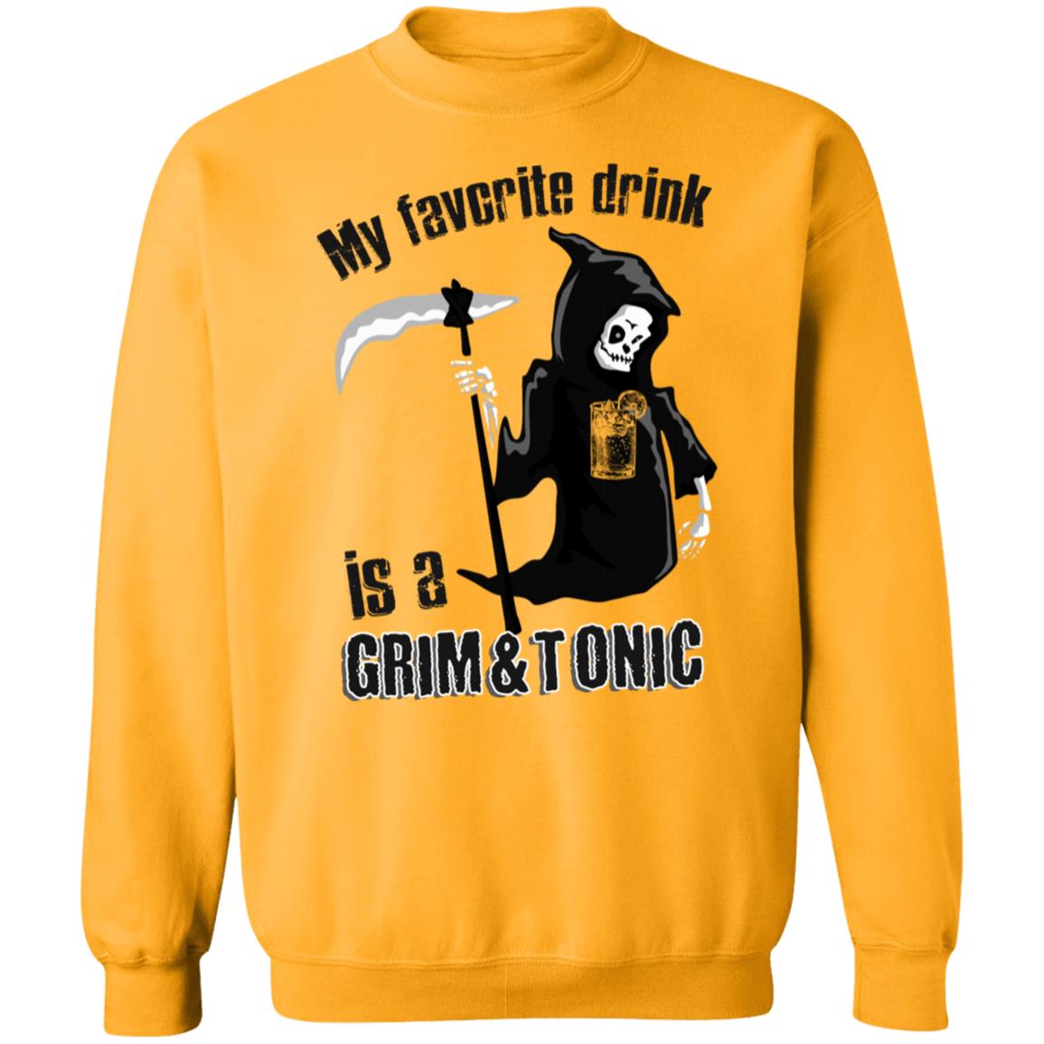 Grim And Tonic t shirt white hoodie sweatshirt - Teechipus