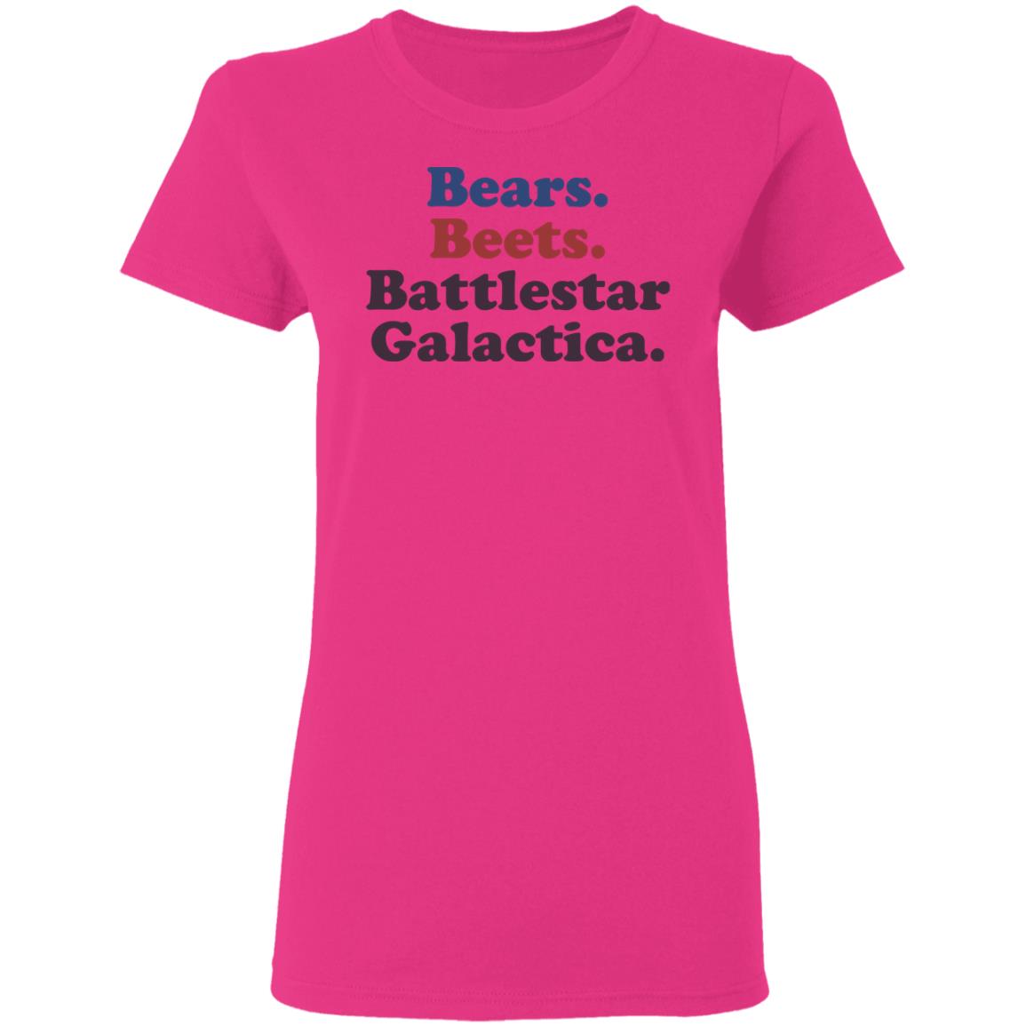 bears beets battlestar galactica t shirt white hoodie shirt - Teechipus