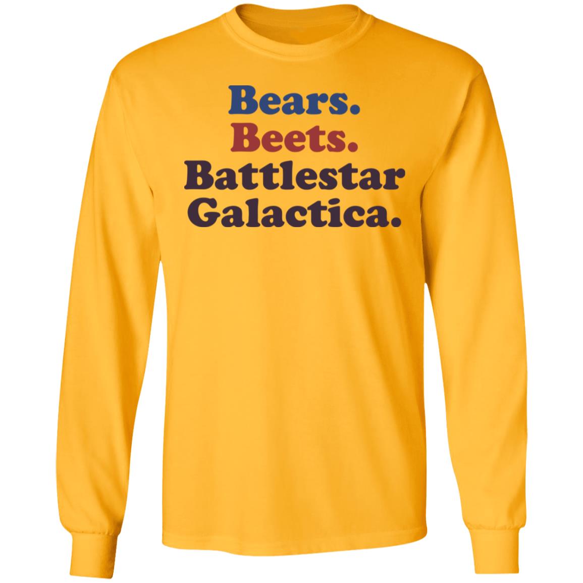 bears beets battlestar galactica t shirt white hoodie shirt - Teechipus