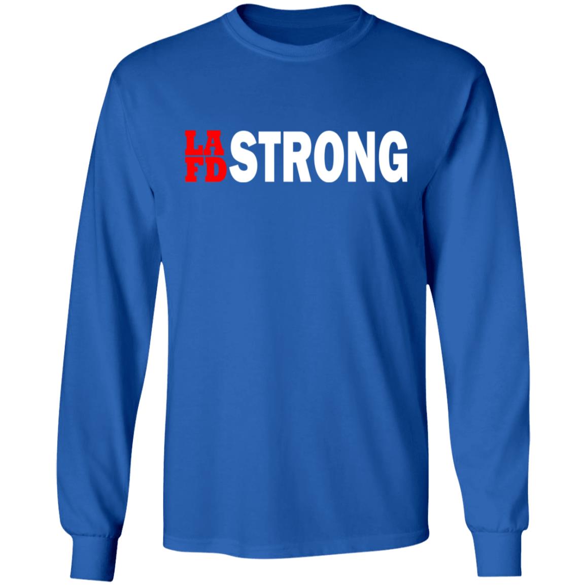 lafd strong t shirt black hoodie sweatshirt - Teechipus