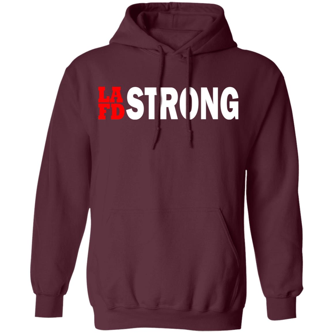 lafd strong t shirt black hoodie sweatshirt - Teechipus