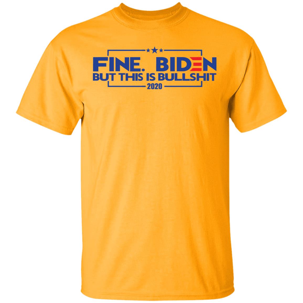 fine. biden bumper t shirt white hoodie sweatshirt - Teechipus