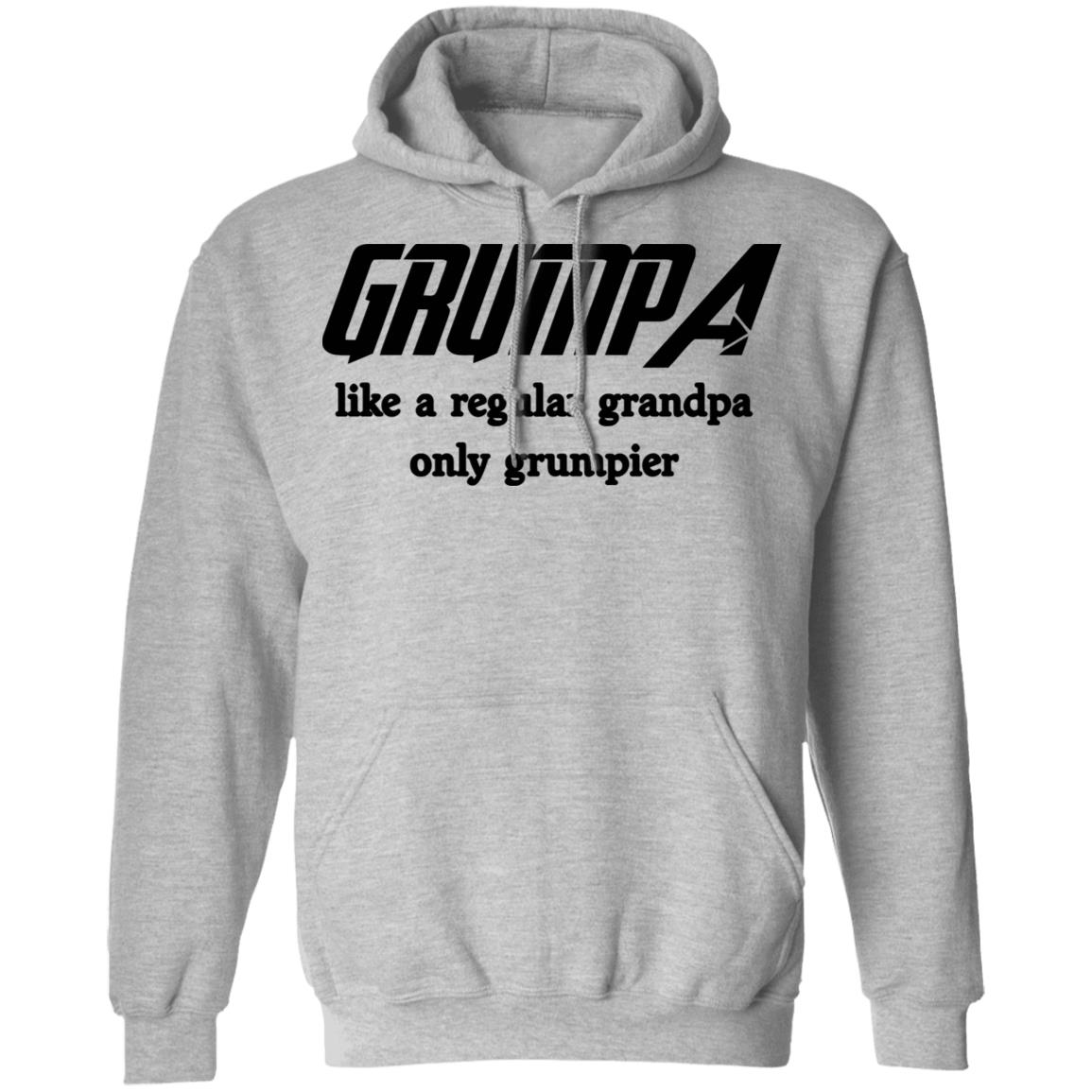 grumpa t shirt white hoodie sweatshirt - Teechipus