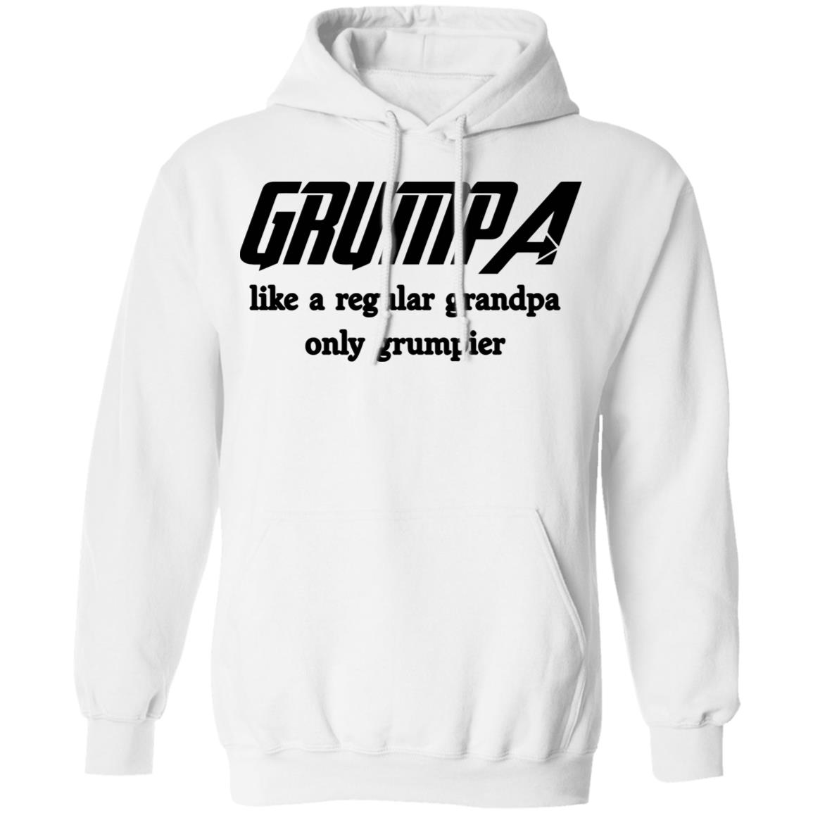 grumpa t shirt white hoodie sweatshirt - Teechipus