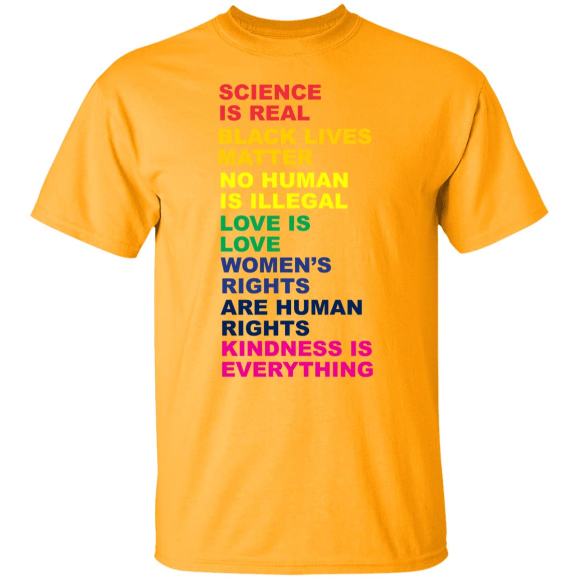 science is real t shirt white hoodie sweatshirt - Teechipus