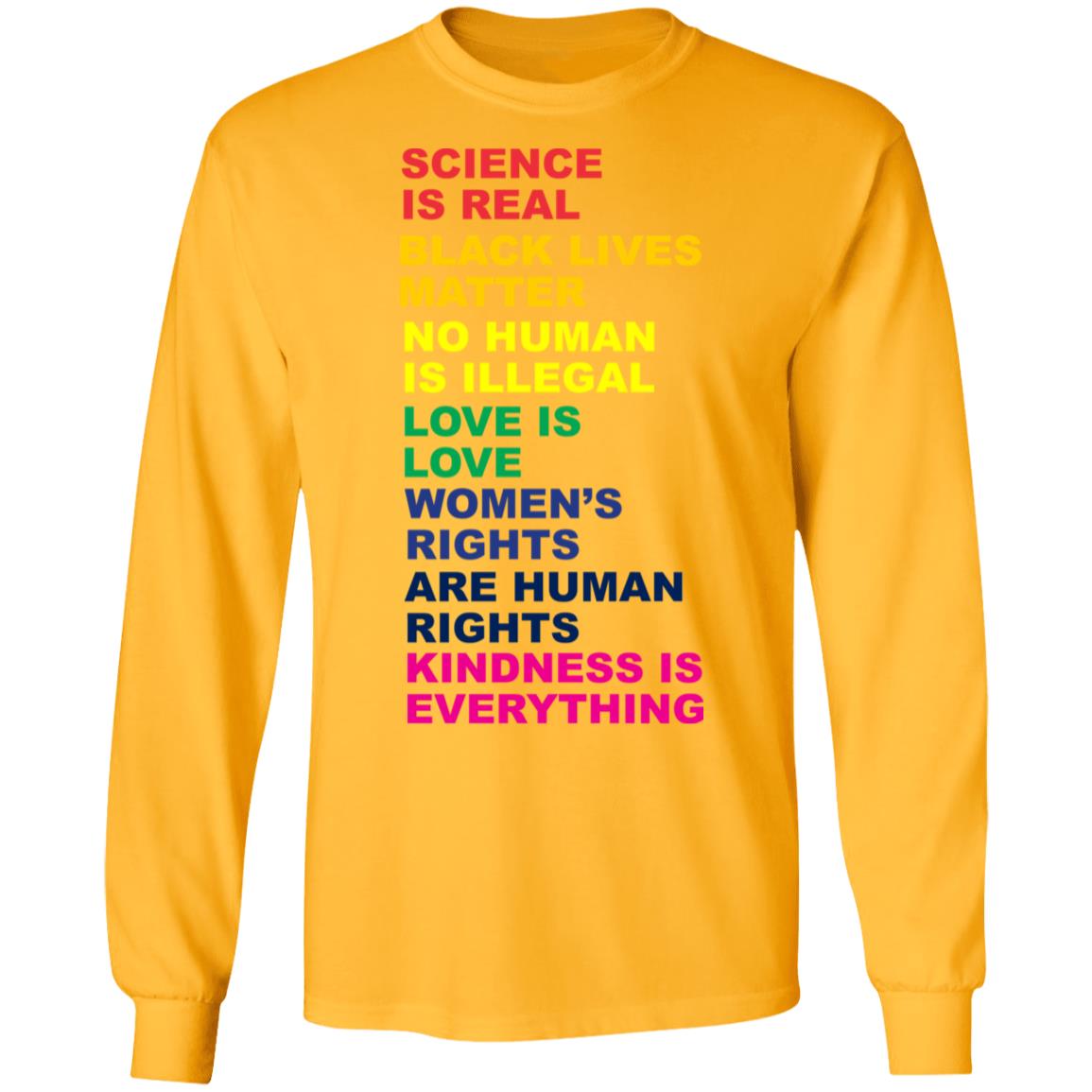 science is real t shirt white hoodie sweatshirt - Teechipus