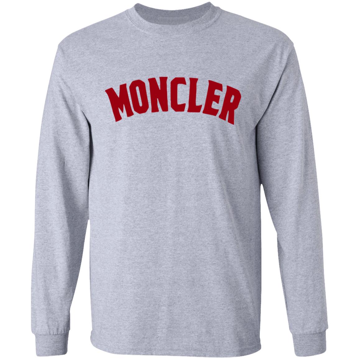 moncler shirt white hoodie sweatshirt - Teechipus