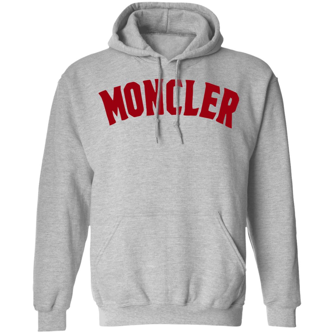 moncler shirt white hoodie sweatshirt - Teechipus