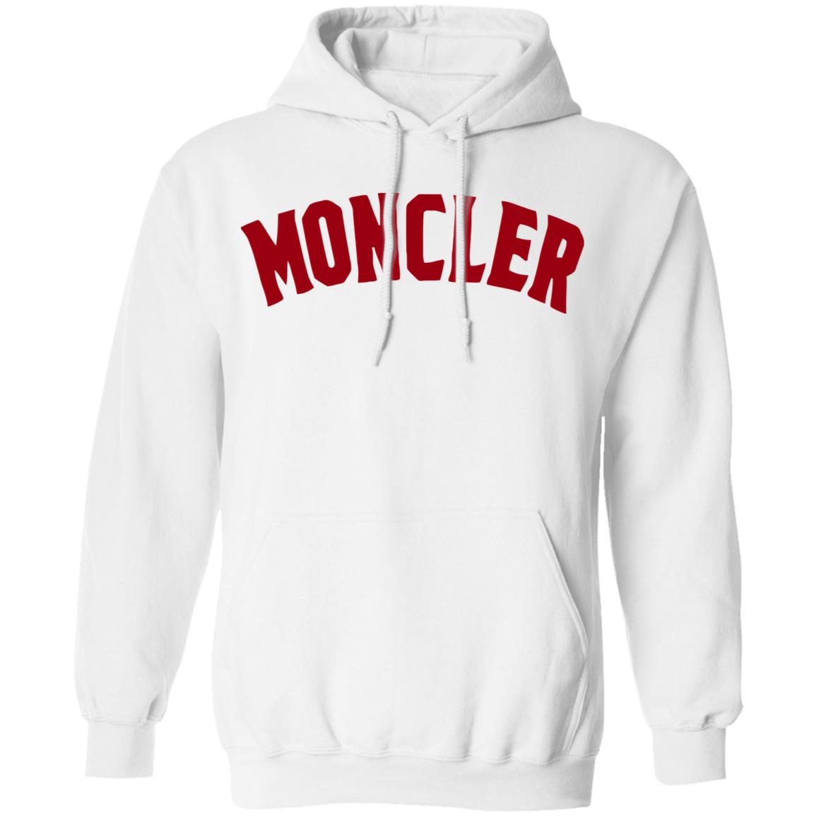 moncler shirt white hoodie sweatshirt - Teechipus