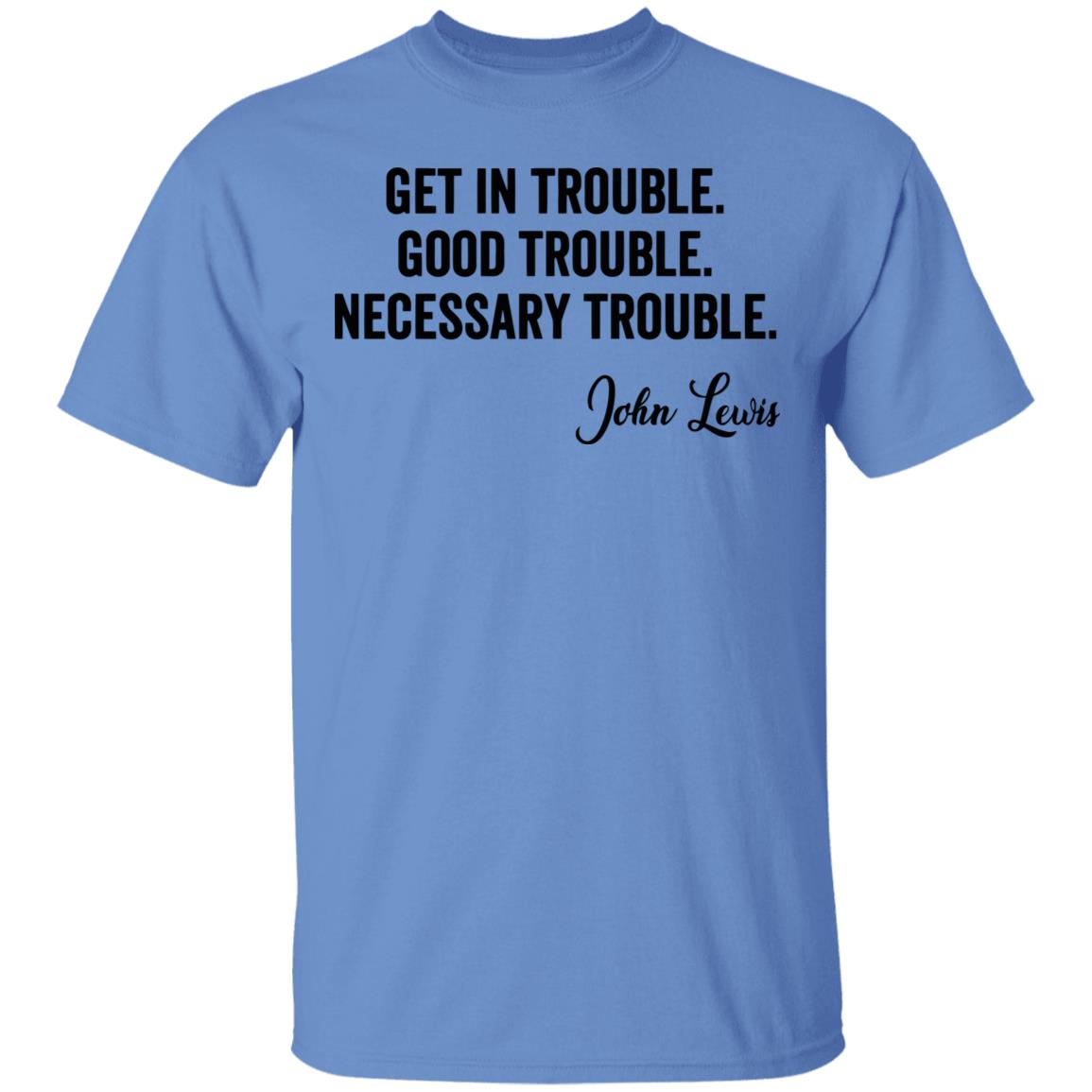 john lewis good trouble shirt white hoodie sweatshirt - Teechipus