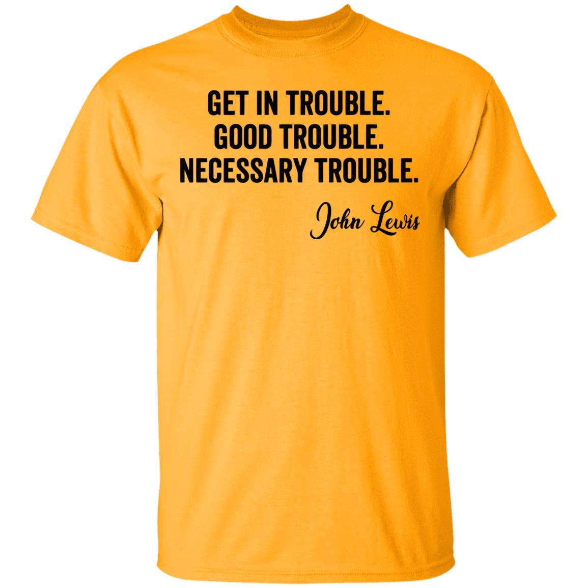 john lewis good trouble shirt white hoodie sweatshirt - Teechipus