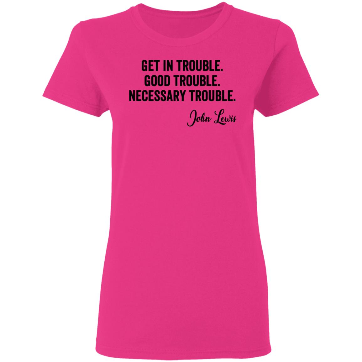 john lewis good trouble shirt white hoodie sweatshirt - Teechipus