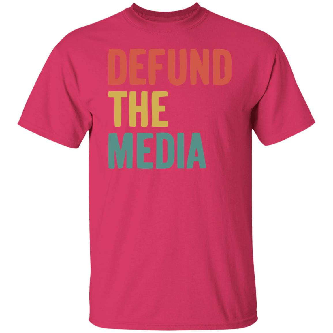 defund the media shirt white hoodie sweatshirt - Teechipus