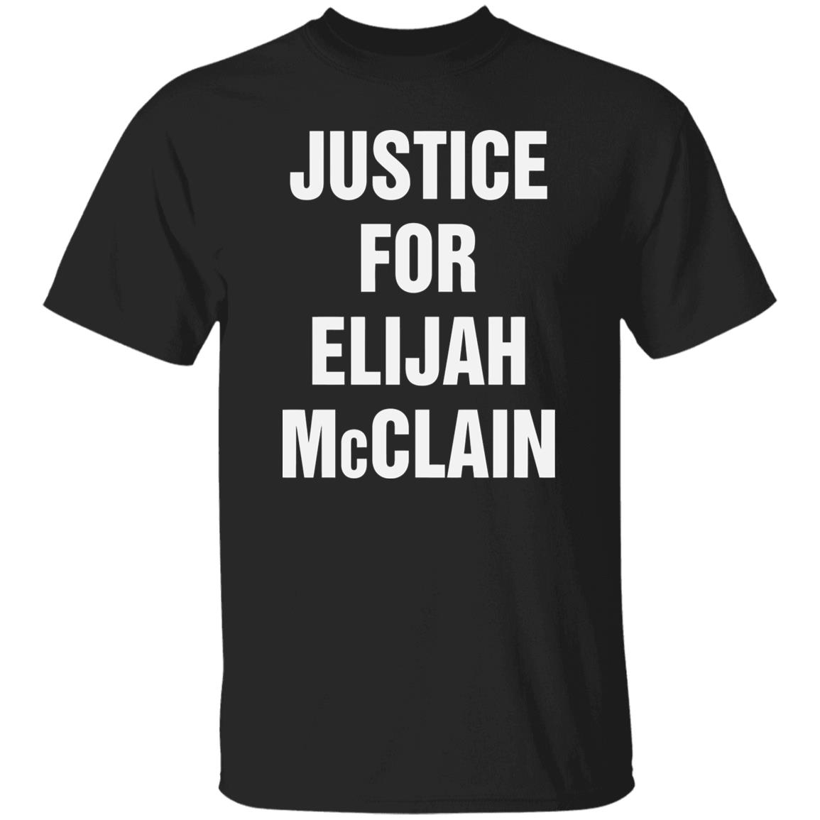 justice for elijah mcclain Shirt black hoodie t shirt - Teechipus