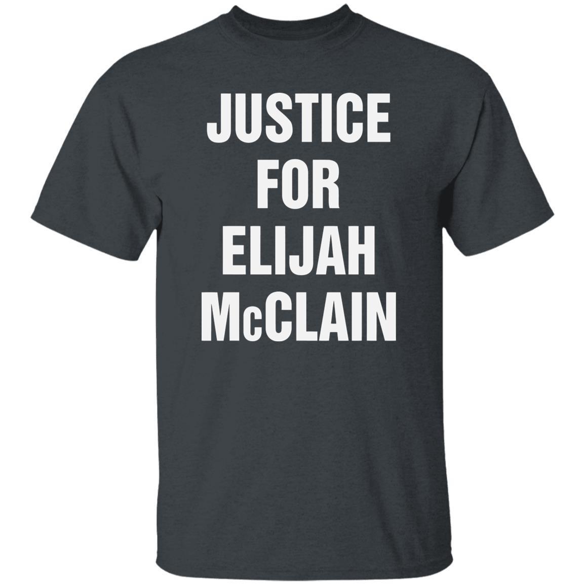 justice for elijah mcclain Shirt black hoodie t shirt - Teechipus