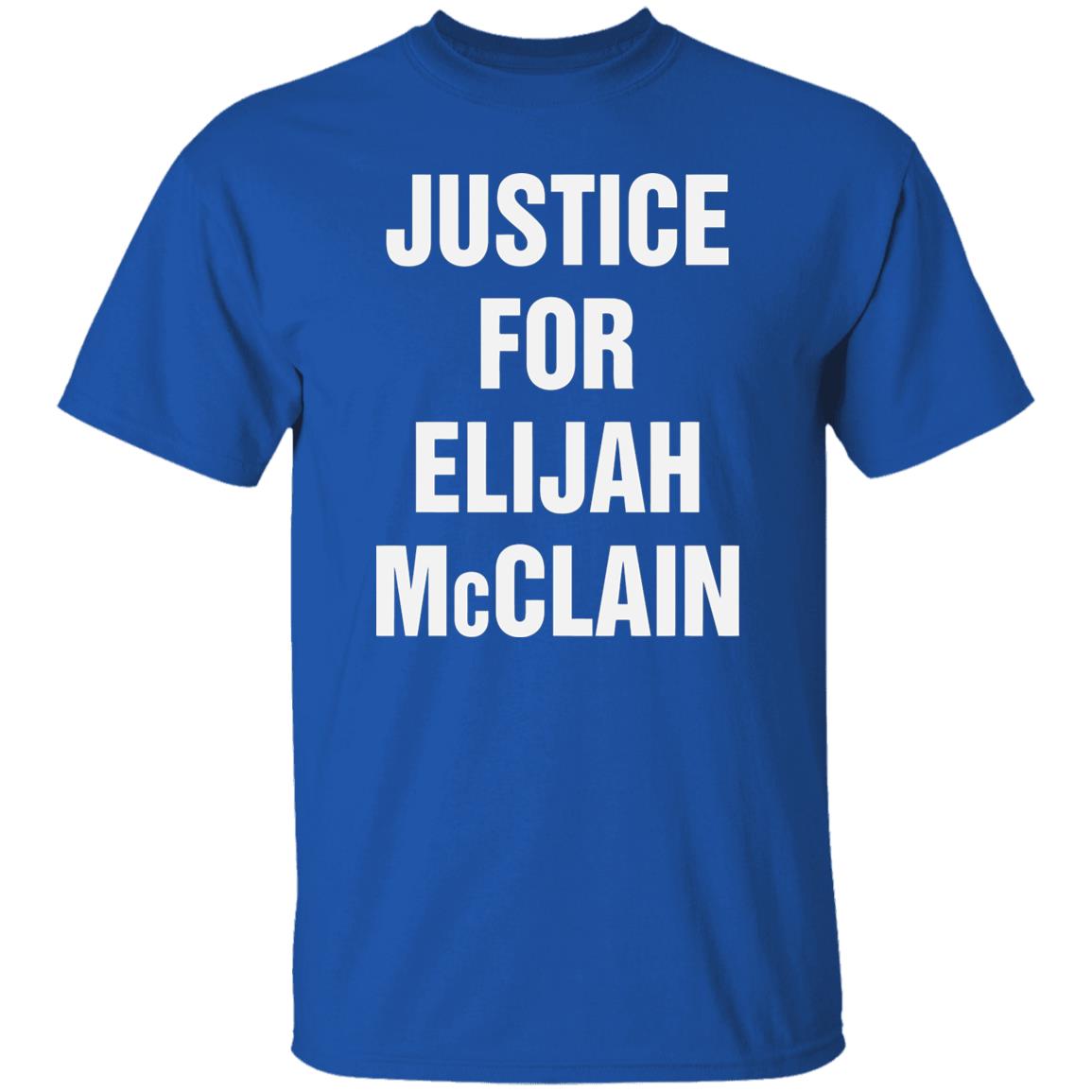 justice for elijah mcclain Shirt black hoodie t shirt - Teechipus