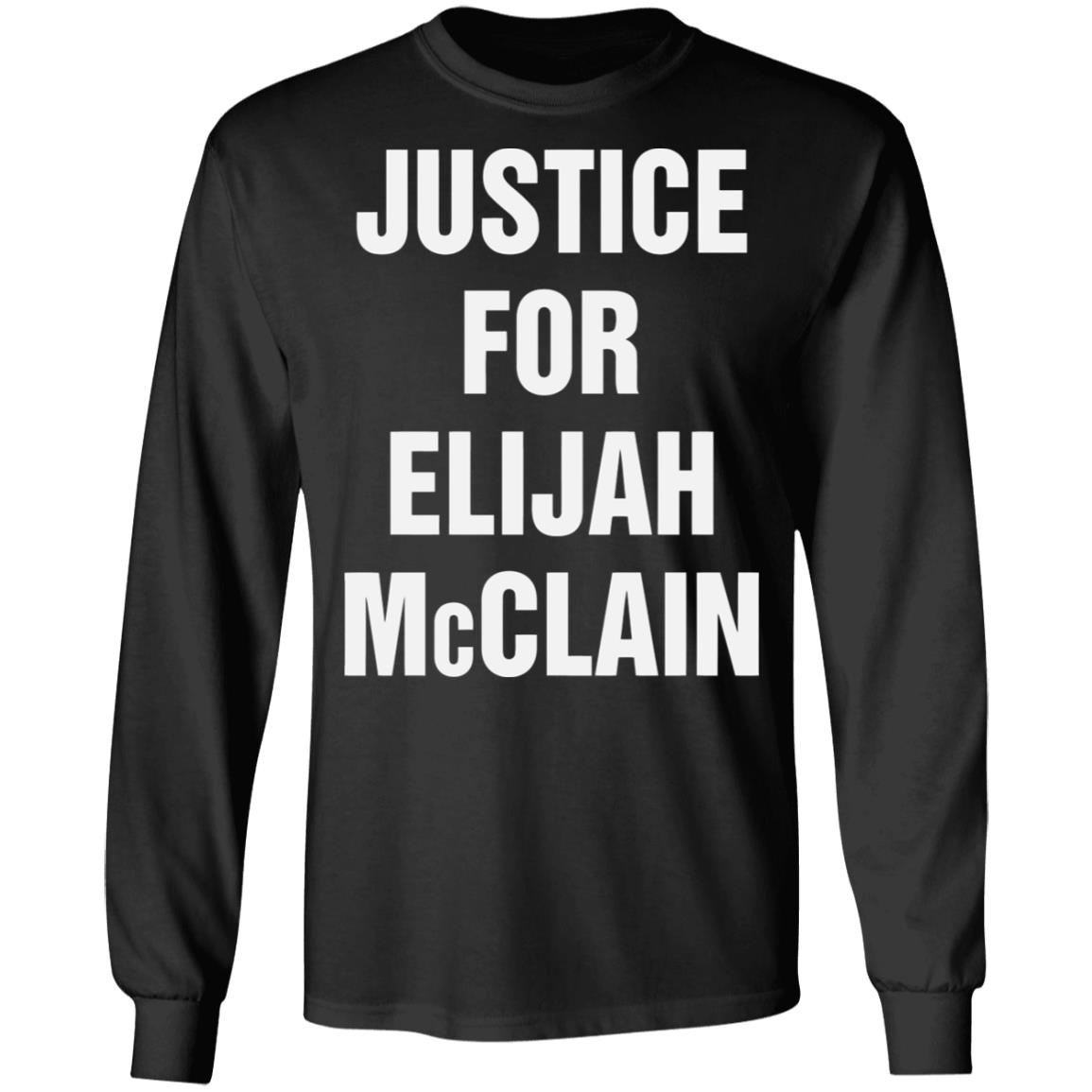 justice for elijah mcclain Shirt black hoodie t shirt - Teechipus