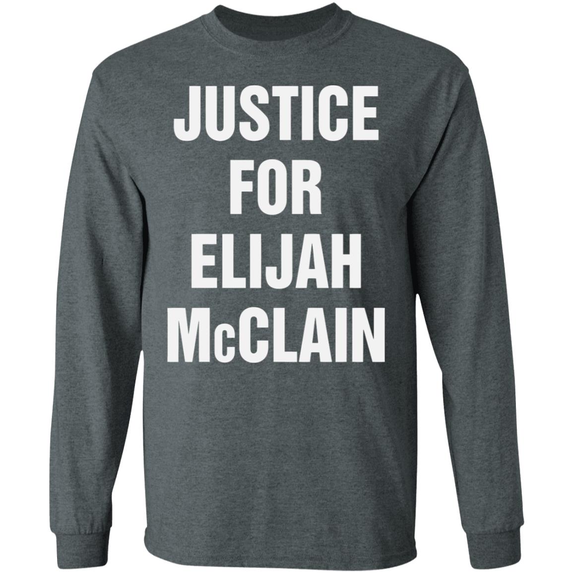 justice for elijah mcclain Shirt black hoodie t shirt - Teechipus