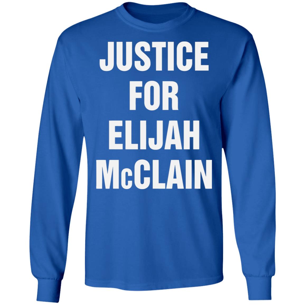 justice for elijah mcclain Shirt black hoodie t shirt - Teechipus