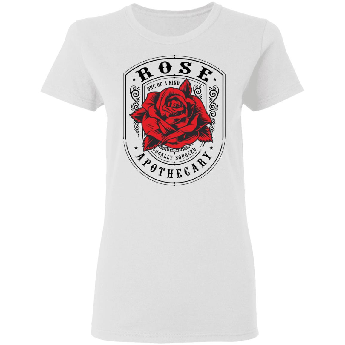 rose apothecary t shirt black white sweatshirt - Teechipus