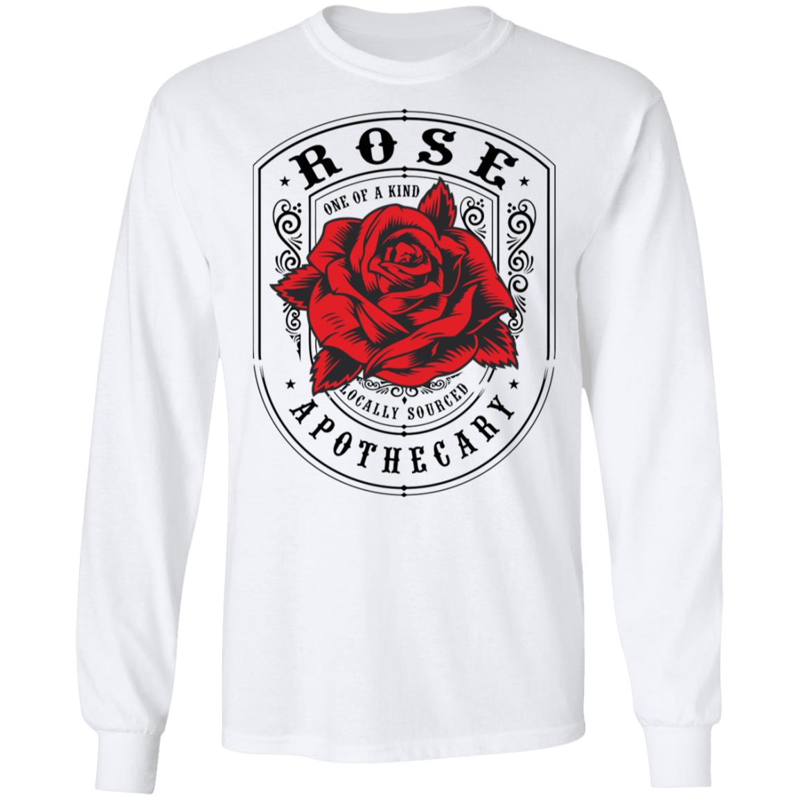 rose apothecary t shirt black white sweatshirt - Teechipus