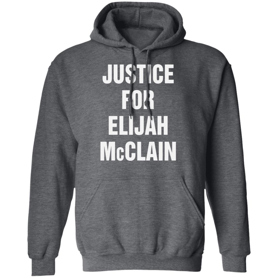 justice for elijah mcclain Shirt black hoodie t shirt - Teechipus