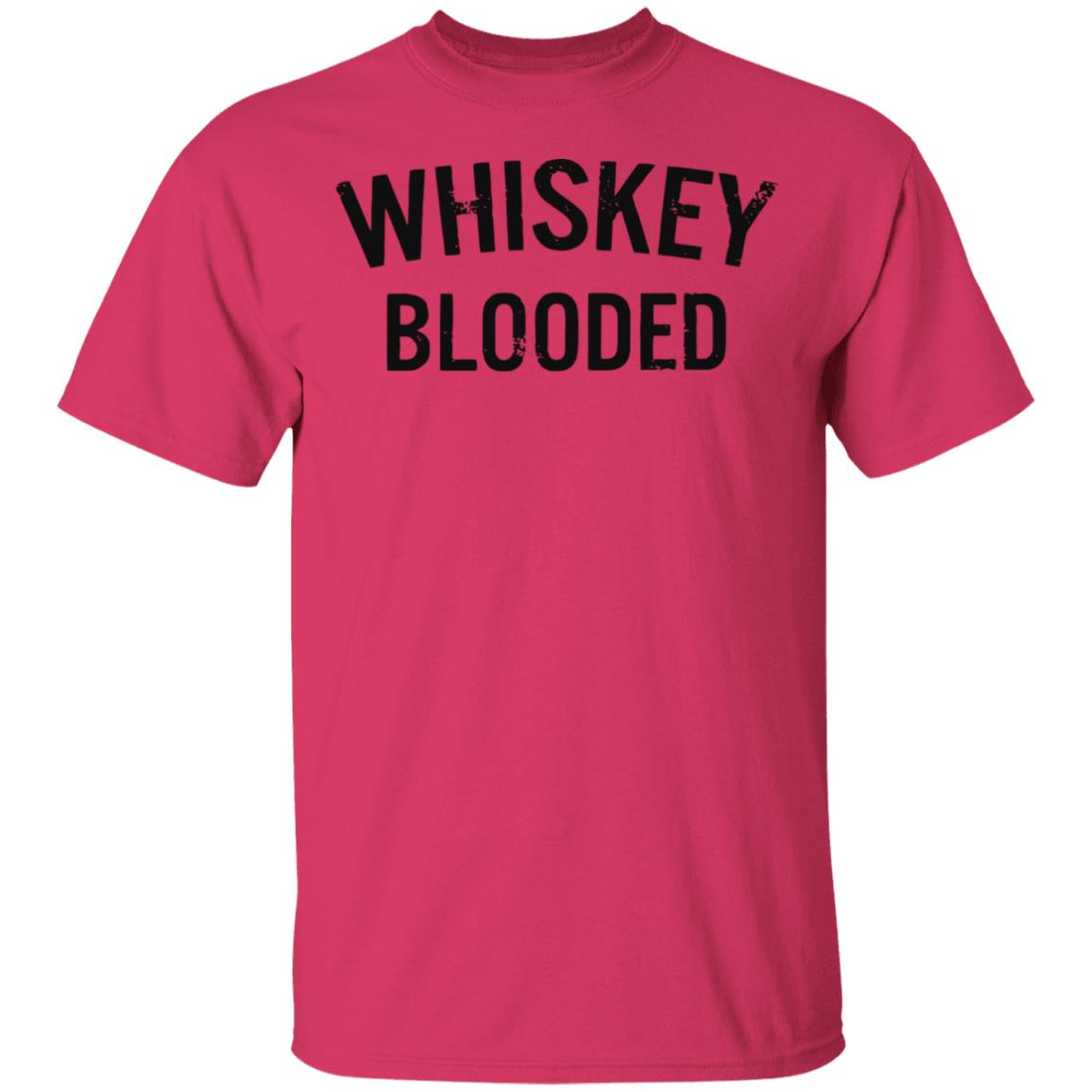 whiskey blooded t shirt black white sweatshirt - Teechipus