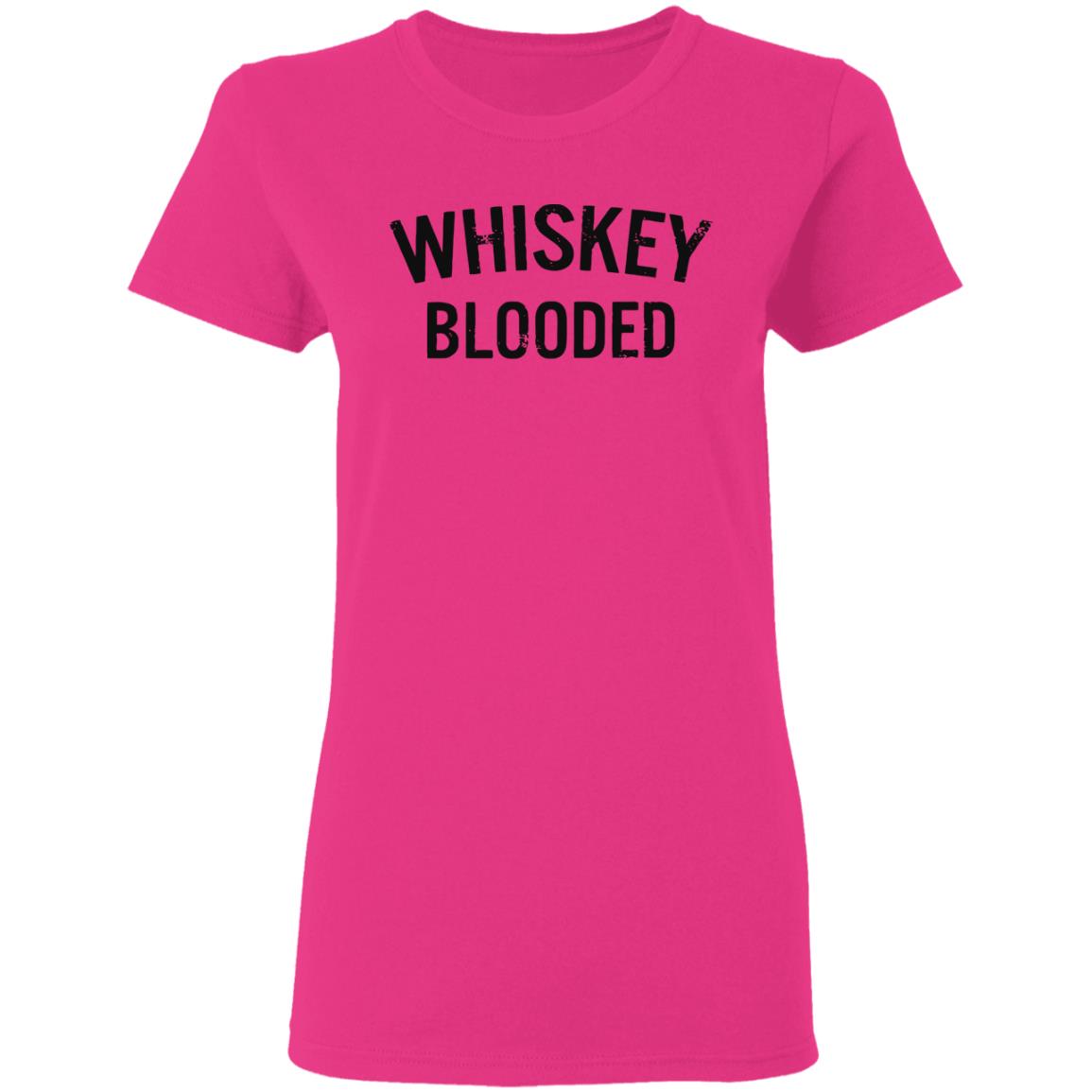 whiskey blooded t shirt black white sweatshirt - Teechipus