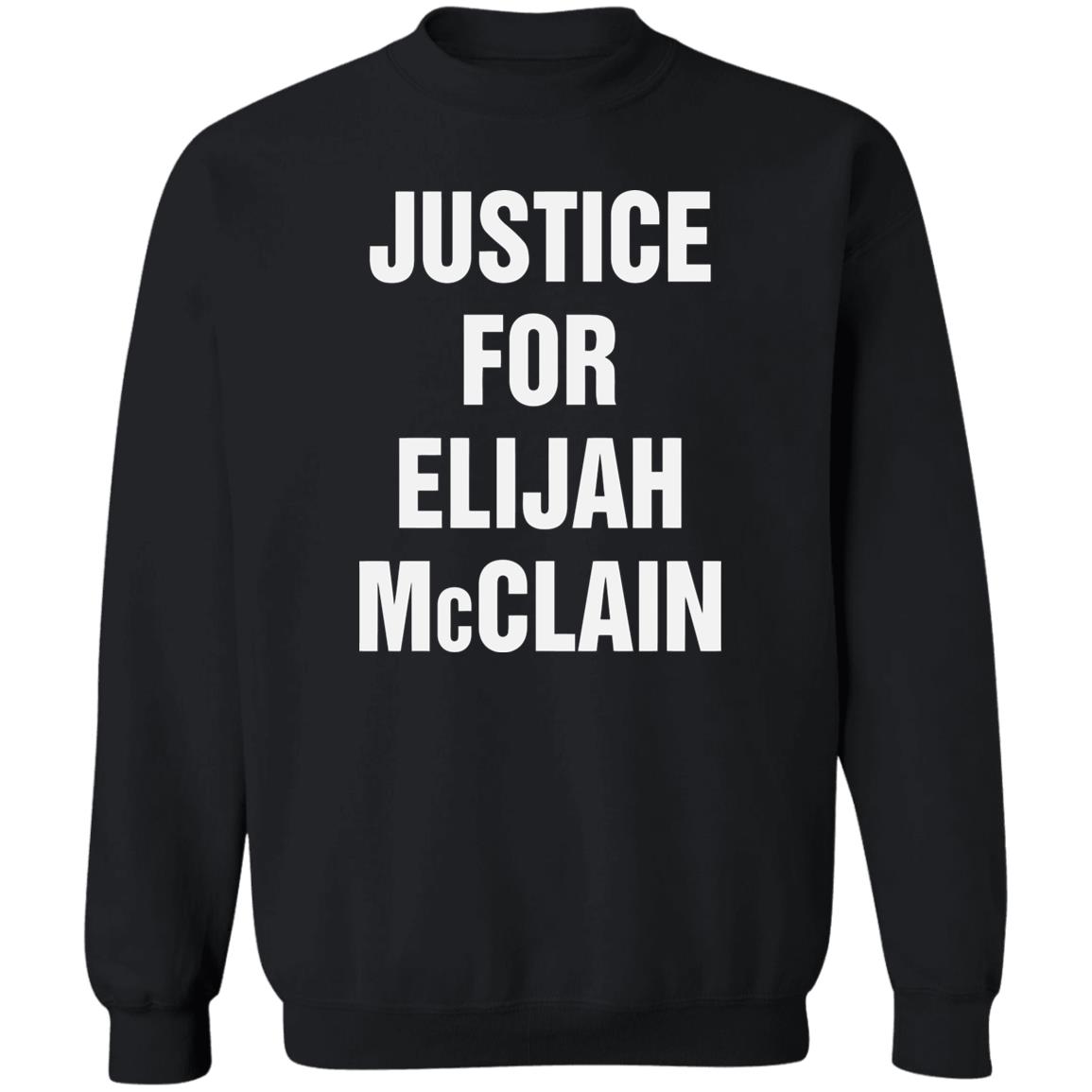 justice for elijah mcclain Shirt black hoodie t shirt - Teechipus