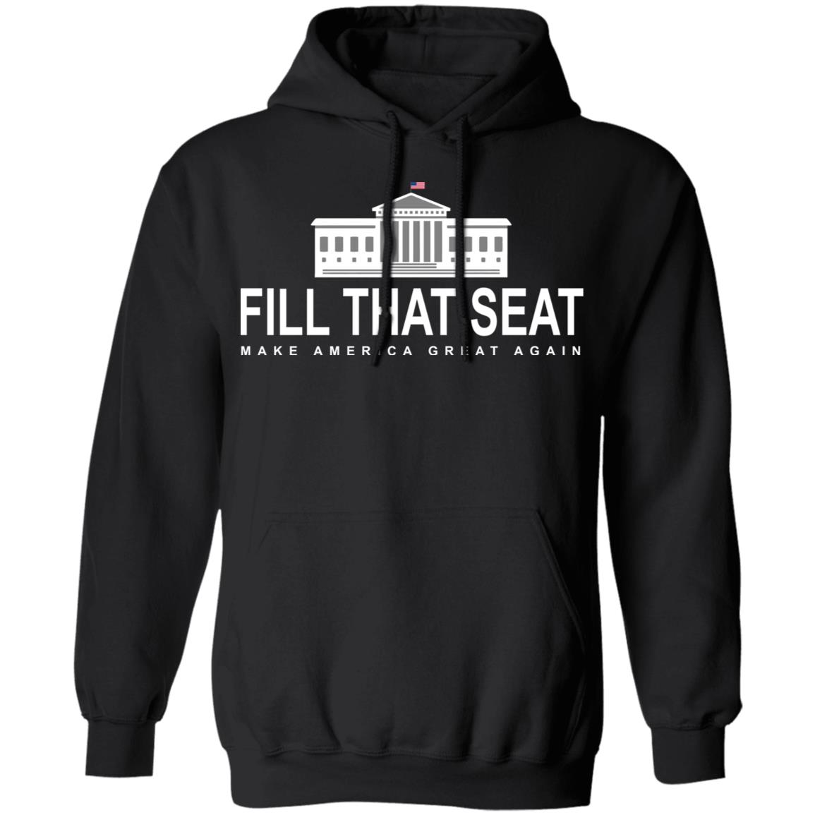 fill the seat t shirt black hoodie sweatshirt - Teechipus