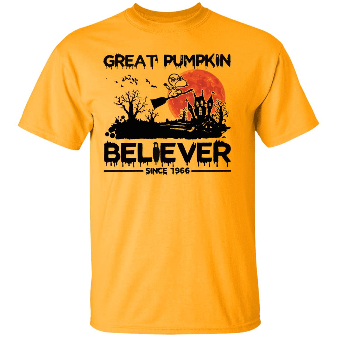 great pumpkin believer since 1966 t shirt white hoodie sweatshirt - Teechipus