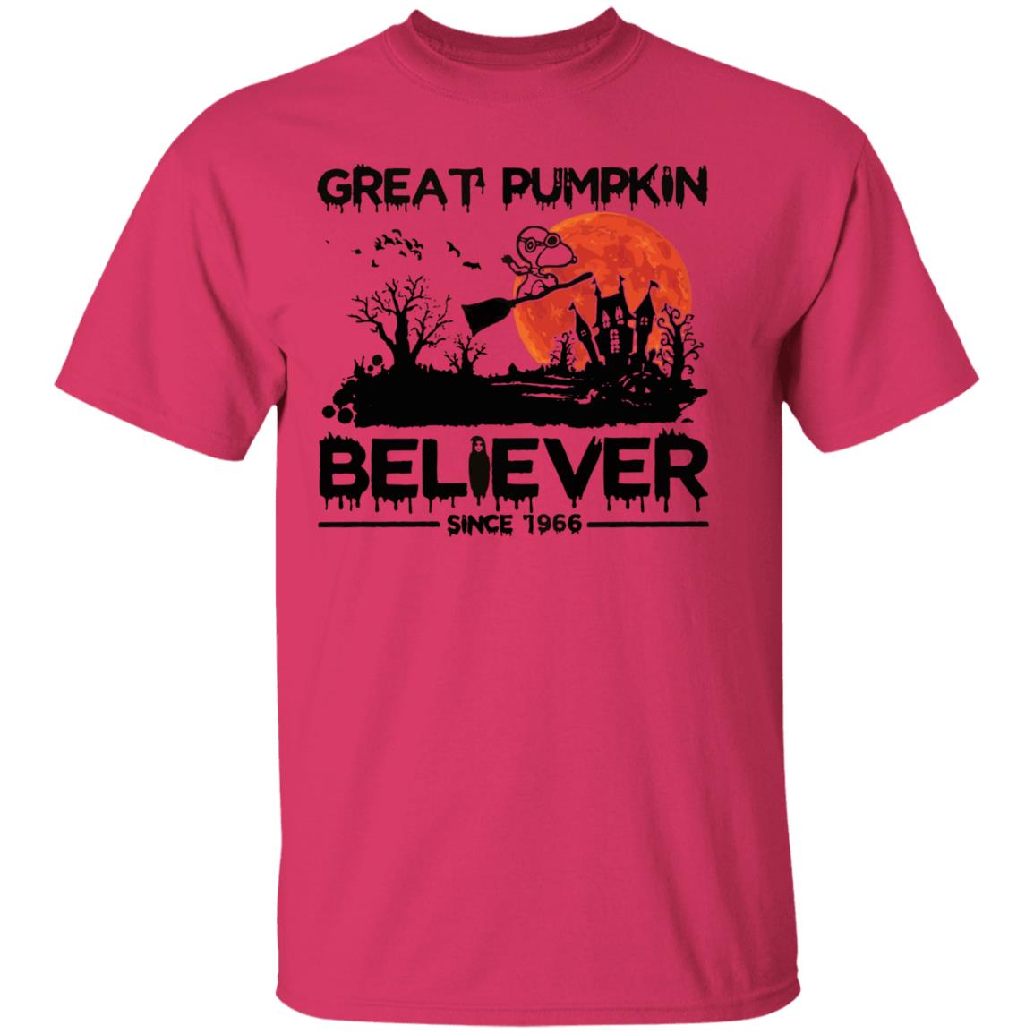 great pumpkin believer since 1966 t shirt white hoodie sweatshirt - Teechipus